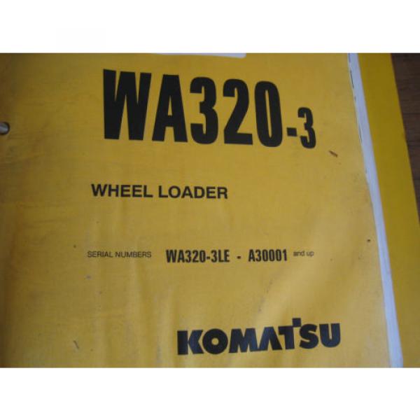 Komatsu WA320-3 3LE Wheel Loader Tractor Parts Book Manual BEPBW19070 Used #5 image