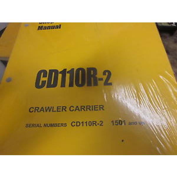 Komatsu CD110R-2 Crawler Carrier Shop Manual s/n 1501 &amp; Up #1 image