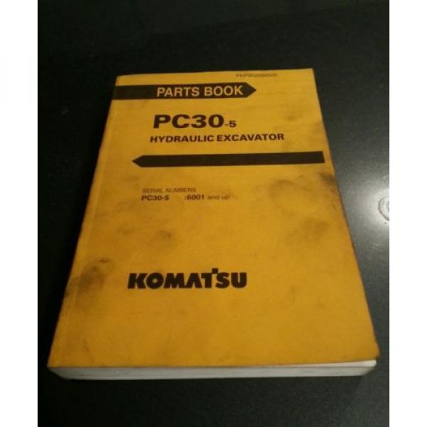 KOMATSU PC30-5 HYDRAULIC EXCAVATOR PARTS BOOK PEPB020S0502 #1 image