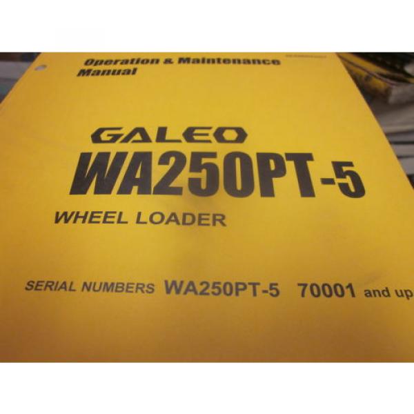 Komatsu WA250-3PT Tool Carrier Operation &amp; Maintenance Manual 2004 #1 image