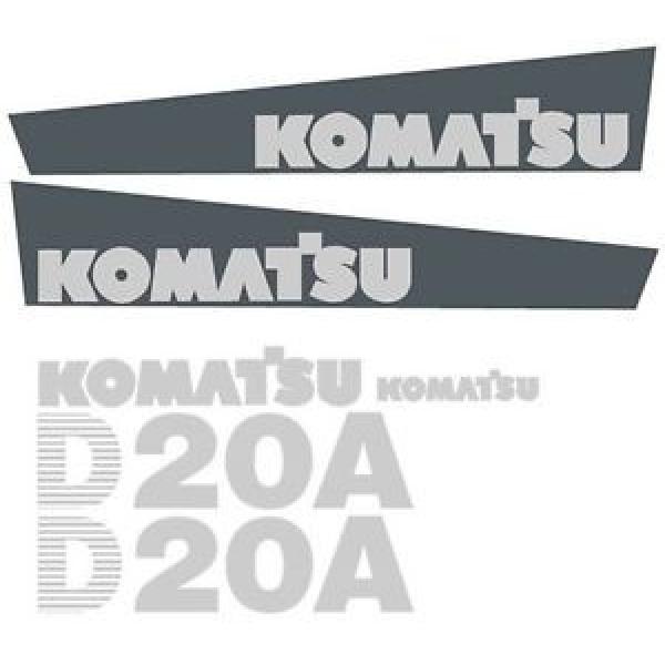 Brand New Komatsu Dozer D20A Decal Set with Stripe #1 image