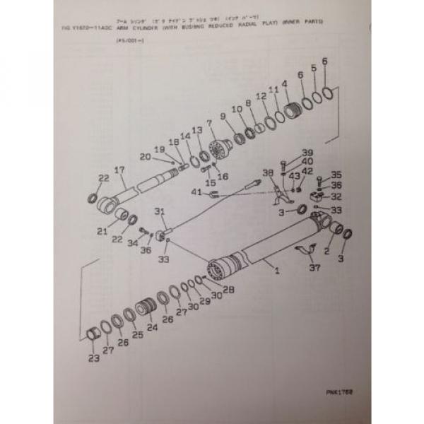 KOMATSU PC120-6 Hydraulic Excavator Parts Manual Book #11 image