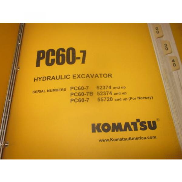 Komatsu PC60-7 Hydraulic Excavator Service Repair Manual #1 image
