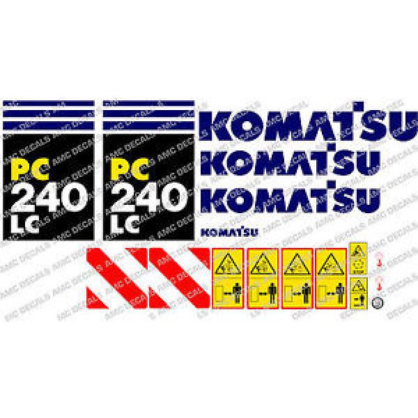 KOMATSU PC240LC DIGGER DECAL STICKER SET #1 image
