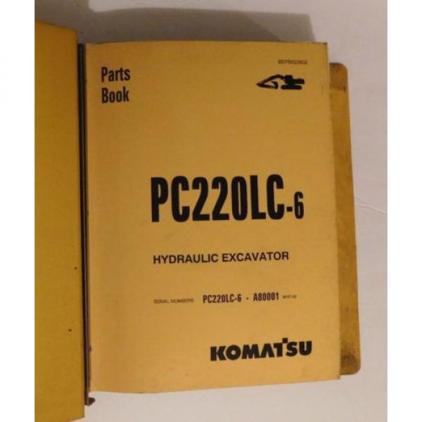 KOMATSU PC220LC-6 Hydraulic Excavator Repair Parts List Catalog Owners Manual #1 image