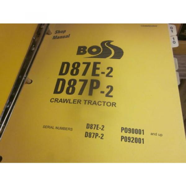 Komatsu D87E-2 D87P-2 Bulldozer Repair Shop Manual #1 image