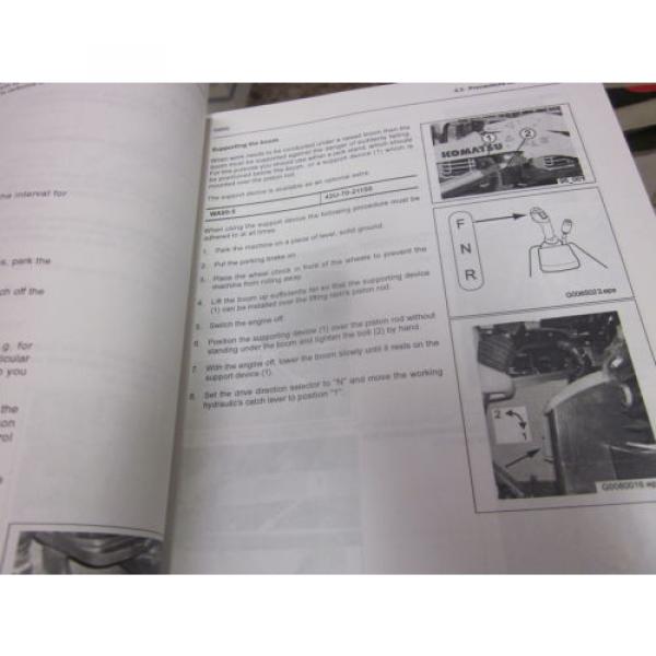 Komatsu WA80-5 Wheel Loader Operation &amp; Maintenance Manual #2 image