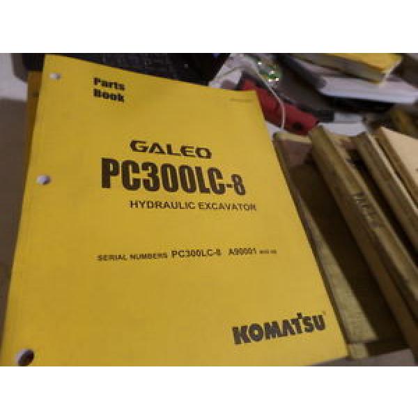 KOMATSU PC300LC-8 HYDRAULIC EXCAVATOR PARTS BOOK / MANUAL S/N A90001 &amp; UP #1 image