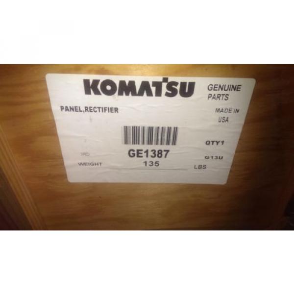 New Komatsu IGBT Panel Rectifier GE1387 / 17FM792A2 #1 image