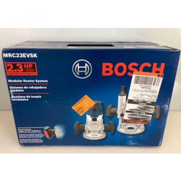 Bosch MRC23EVSK 2.3 HP Combination Plunge  Fixed-Base Variable Speed Router Pack #1 image