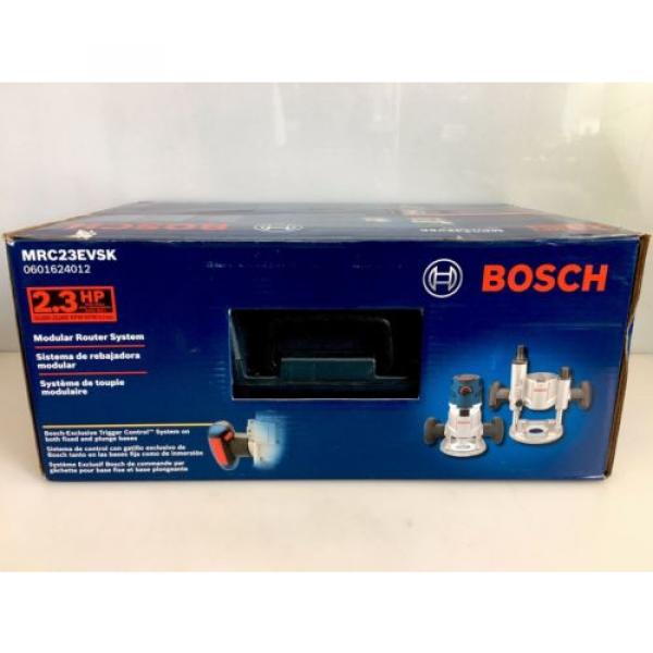 Bosch MRC23EVSK 2.3 HP Combination Plunge  Fixed-Base Variable Speed Router Pack #5 image