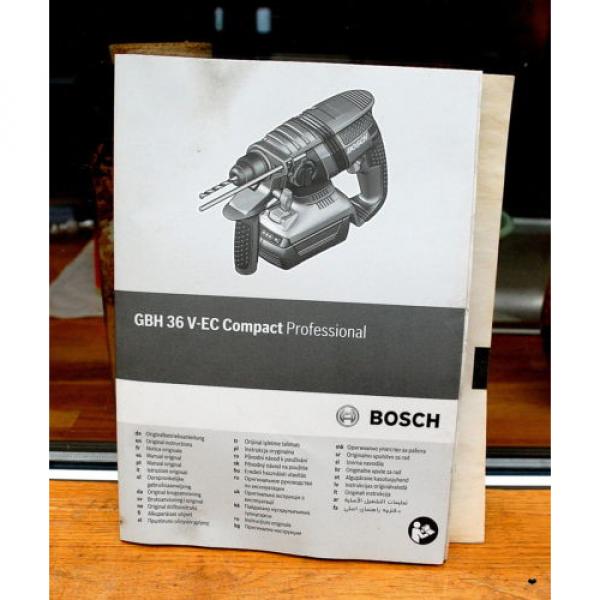 ❤ Bosch® GBH 36 V-EC Compact Professional 36V Brushless Hammer Drill SDS+ 2Batts #7 image