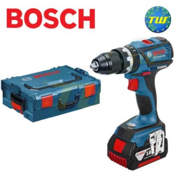 Bosch GSB18V-EC 18V BRUSHLESS Combi Drill with Metal Chuck &amp; 1x 4.0Ah Battery #1 image