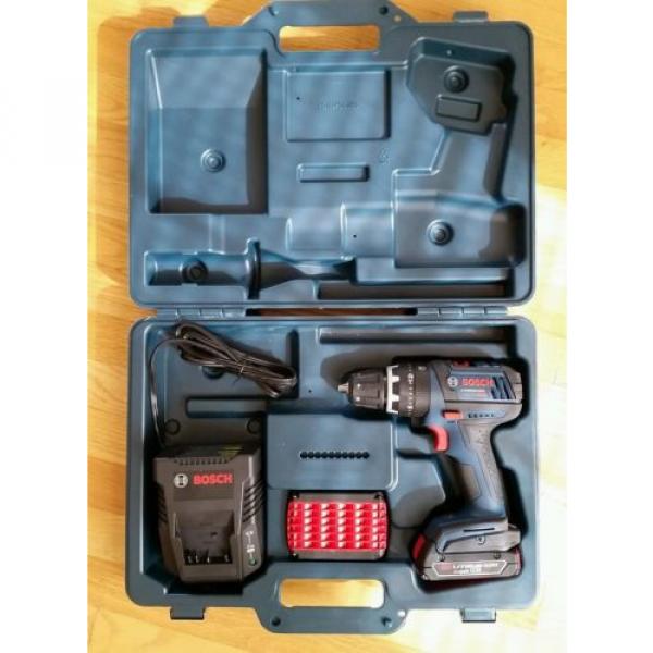 Bosch 18V Li-Ion Compact Tough 1/2&#034; Hammer Drill HDS181 slimpack #4 image