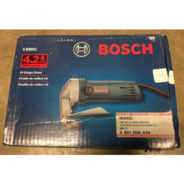Bosch 1500C 16 Gauge Unishear Metal Shear 4.2 AMP NEW Electric Tool #1 image