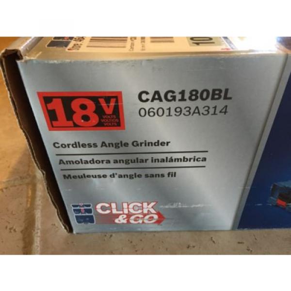 Brand New Bosch CAG180BL Angle Grinder 18V Li-Ion 4-1/2&#034; w/ L-BOXX (Tool Only) #2 image
