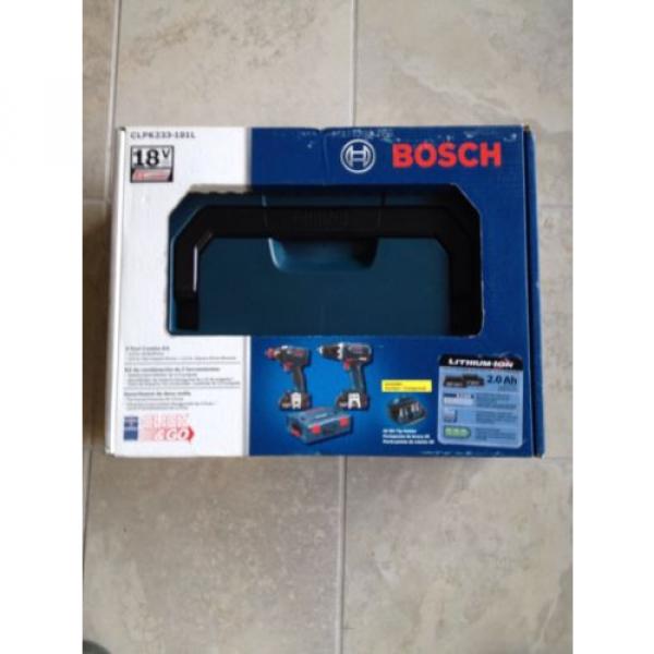 New Bosch CLPK233-181L 18V 2-Tool EC Brushless Kit #1 image