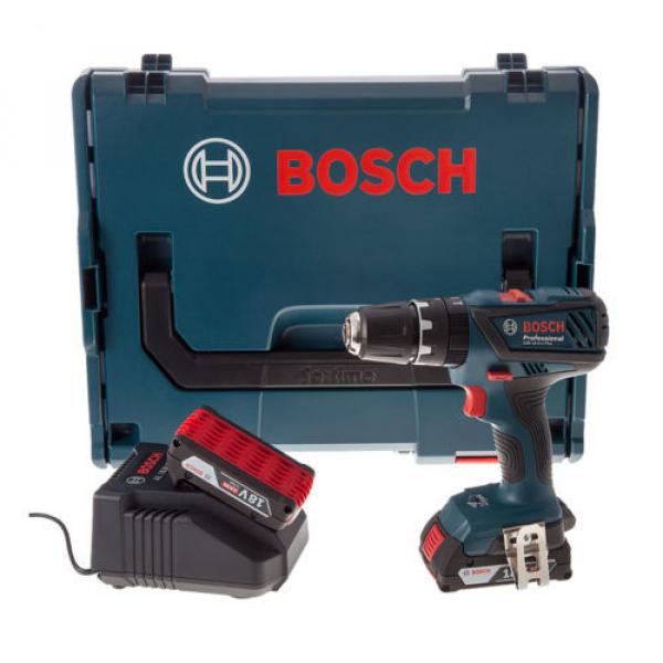 Bosch GSB182LI plus 18v combi cordless drill 2x2ah li-on batts L box GSB-18-2-LI #4 image