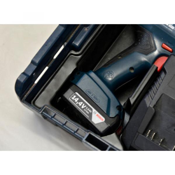 Bosch GSB 1800 Combi Drill, GSR 1440-LI Drill/Driver Set.4 Batts,L-Boxx,18&amp;14.4v #7 image