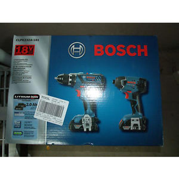 NEW Bosch 18V Li-Ion Impact Driver/Drill Driver Combo Kit CLPK232A-181 #1 image