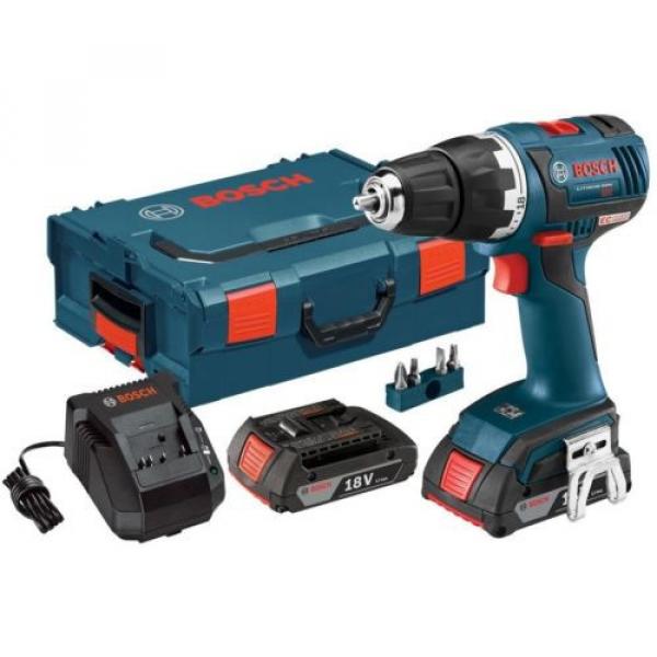 Bosch Compact Drill Driver Kit Brushless Lithium-Ion Cordless Variable Speed #1 image