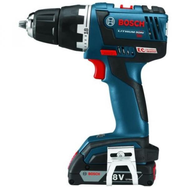 Bosch Compact Drill Driver Kit Brushless Lithium-Ion Cordless Variable Speed #2 image