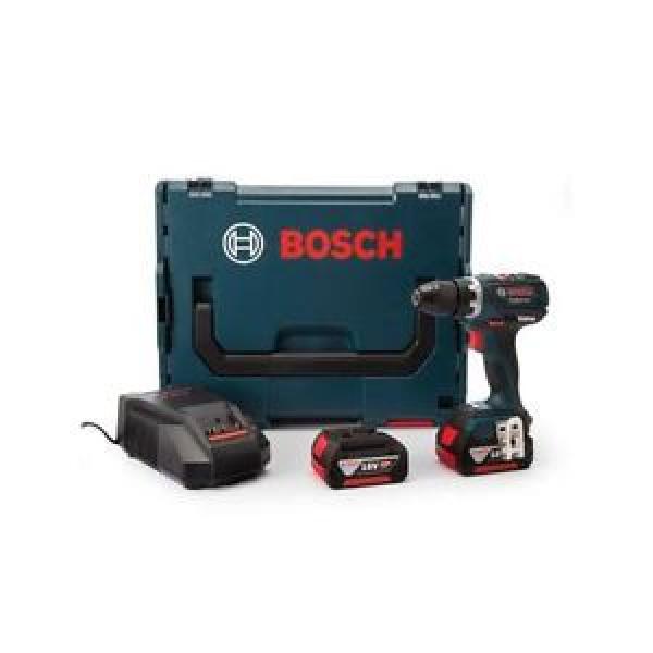 Bosch GSB 18 V-EC Pro Brushless Combi Drill inc 2x 4Ah Batteries in L-Boxx #1 image