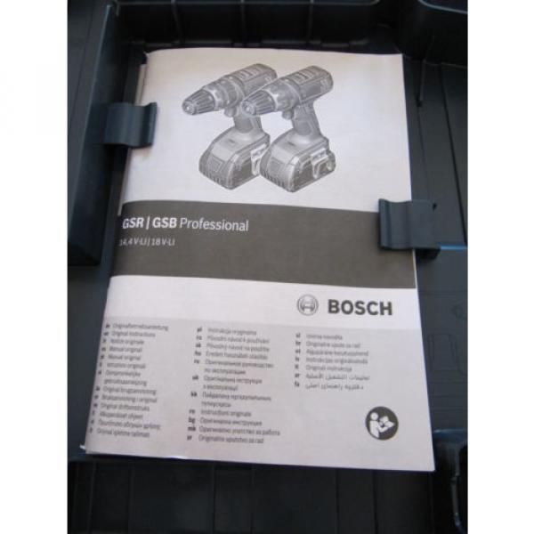 Bosch Schlagbohrschrauber GSB 18 V-LI Professional 2x4,0Ah, Lader, Box, Bits etc #10 image