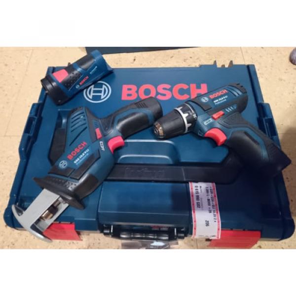 Bosch Professional GSR Akkuschrauber+GSA Säbelsäge+GLI Taschenlampe 10,8V-LI NEU #1 image