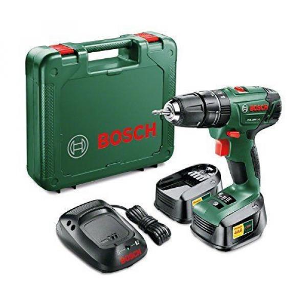 brand New Bosch PSB1800LI2 Cordless Drill with Two 18 V Lithium-Ion Battery #3 image