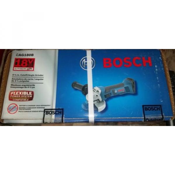 Bosch CAG180B 18v Li-ion 4-1/2&#034; Inch Cutoff Angle Grinder Bare Tool #1 image