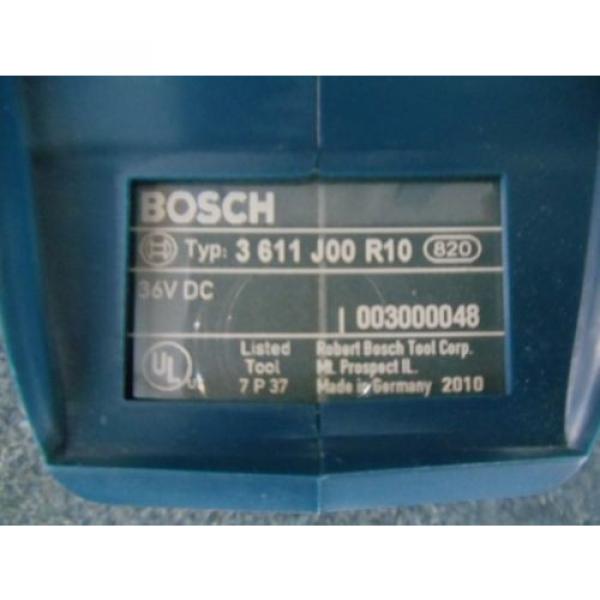 BOSCH 11536VSR BULLDOG 36V HAMMER DRILL W/2 BATTERIES, CHARGER, CASE #3 image