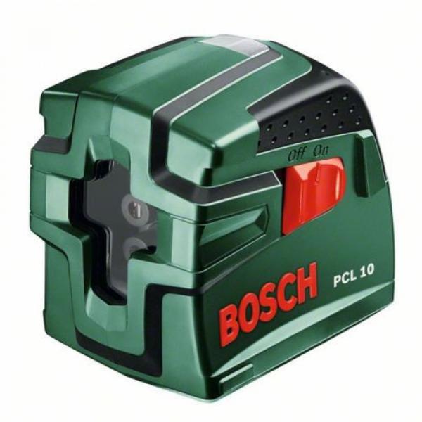 - new - Bosch PCL 10 Cross Line Laser Level &amp; Tripod  0603008101 3165140471596 #1 image