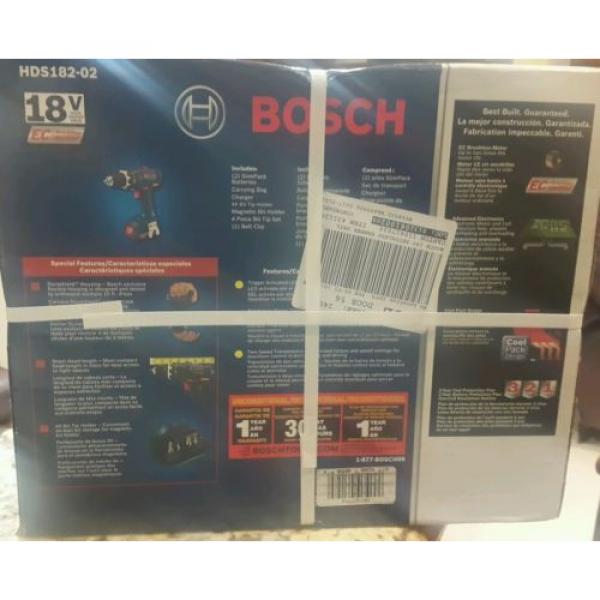 Bosch 18-Volt EC Brushless Compact Tough 1/2 in. Hammer Drill/Driver HDS182-02 #2 image