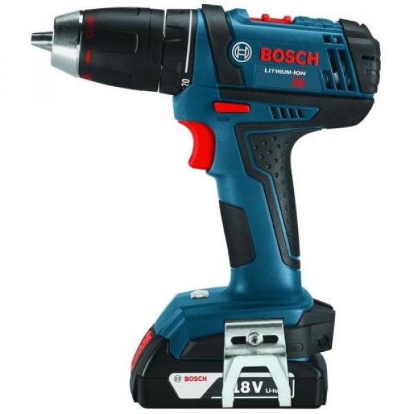 Drill Driver Kit 18 Volt Lithium-Ion Cordless Electric 1/2 in. Compact Bosch #4 image