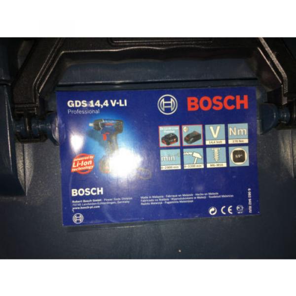 Bosch GDS 14,4 V-Li Professional 2 x 3.0 Ah (0 601 9A1 T73)  Impact Wrench SET #2 image