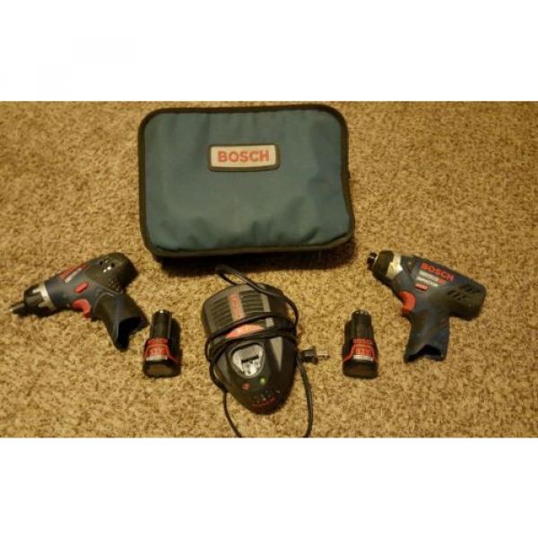 Litheon bosch 12v impact and drill x2 batteries and charger #1 image