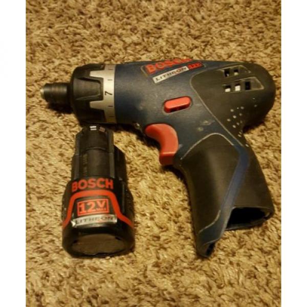 Litheon bosch 12v impact and drill x2 batteries and charger #2 image