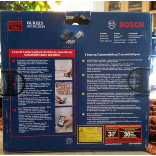 Bosch GLR225 Laser Distance Measurer, 230ft/70m #2 image