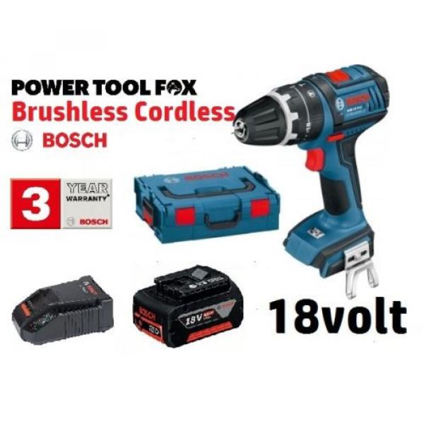 4.0AH Bosch GSB 18V-ECDS Brushless Cordless COMBI DRILL 0615990HH0 3165140894944 #1 image