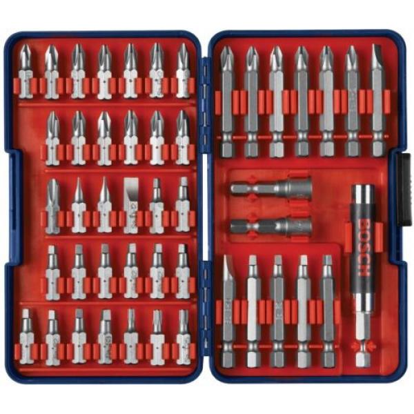 Bosch Screwdriver Drill Bit Set Hard Case Kit Durable Precision Tool 47-Piece #1 image