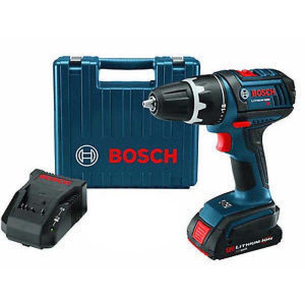 Bosch Cordless 1/2&#034; Drill/Driver Kit 18 Volt Li-Ion NEW DDS180-02-1B #1 image