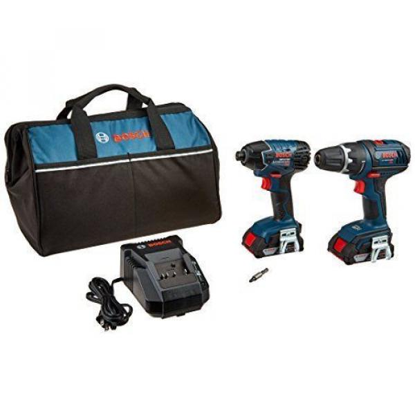 Drill Drivers Bosch 18 Volt Lithium Ion Power Hand Combo Kit Fix Wood Tool Set #1 image