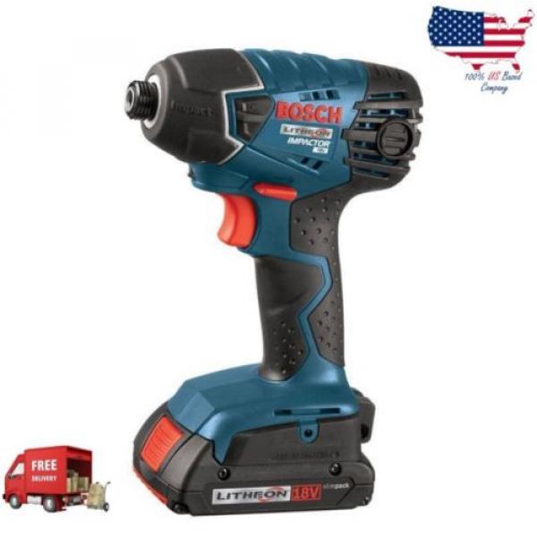 Bosch 18 Volt Lithium-Ion Cordless Electric 1/4 in. Variable Speed Impact Driver #1 image
