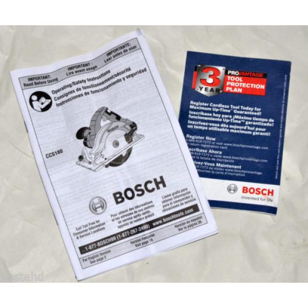 Bosch 18v Lithium Li Ion Cordless Circular Saw CCS180 CCS180B CCS180BN Brand New #6 image