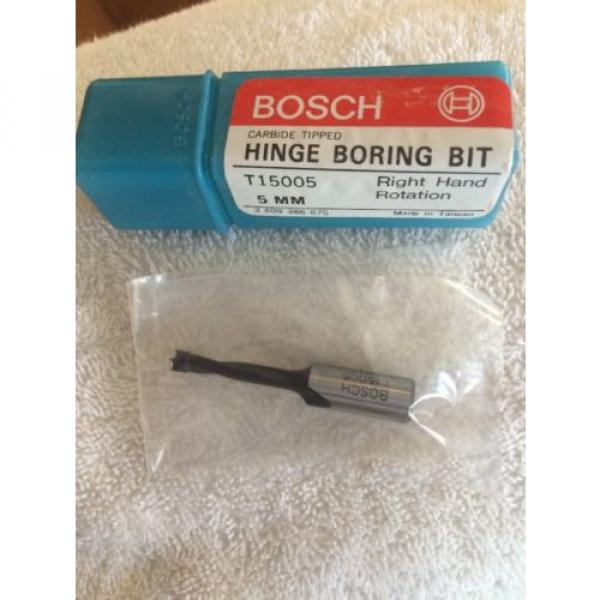 BOSCH-T15005 5 mm Right Twist Hinge Boring Bit #1 image