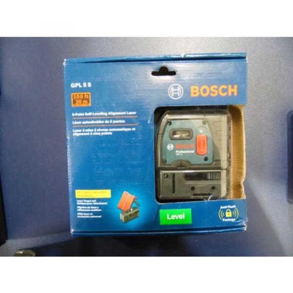 BRAND NEW SEALED BOSCH GPL 5 S 5-POINT SELF-LEVELING ALIGNMENT LASER MSRP $249 #1 image