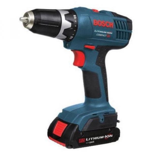 Bosch DDB180BKIT-BNDL 18V 1.3 Ah Cordless Lithium-Ion 3/8 in,KitContractor Bag #3 image