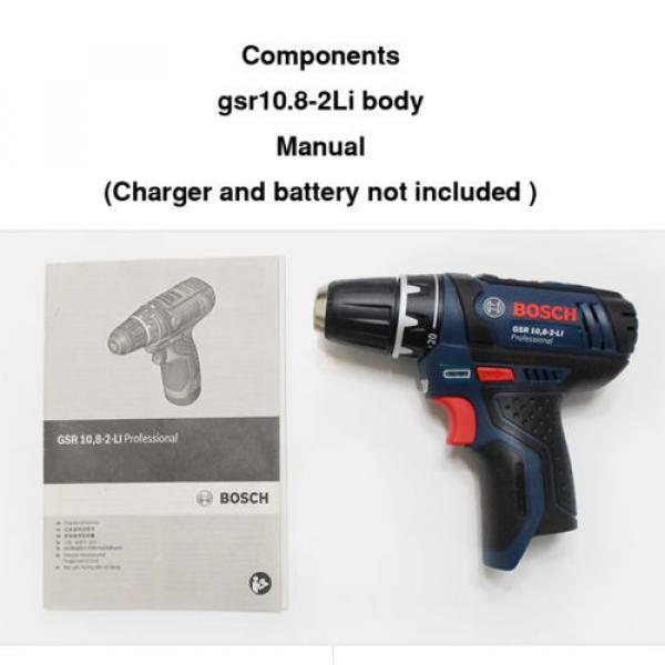 BOSCH GSB 10.8-2-Li Cordless Impact Drill Driver Combi Body Only (No Retail Box) #2 image