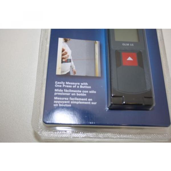 NEW BOSCH GLM15 50FT Lightweight Portable Battery Operated Laser Measure #5 image
